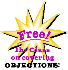 Free web based sales training - The topic is covering objections